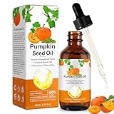 Kürbiskernöl für das Haarwachstum 60ml, kaltgepresstes Bio-Kürbiskernöl zur...