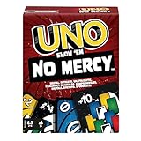 Mattel Games UNO Show 'em No Mercy - 56 zusätzliche Karten, harte Aktionskarten...