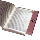 HOTUT Lightwedge Leselampe, tragbare Flaches Buchlicht zum Lesen im Bett bei...
