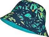 Playshoes Unisex Kinder Wendehut Sonnenhut, Surf, 53 EU