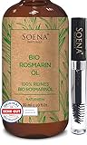 100% BIO ROSMARINÖL | Fördert das Haarwachstum – Ätherisches Rosmarinöl |...