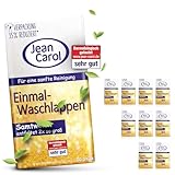 Jean Carol Samtweich Waschlappen Vorteilspack (10 x 50 Stück) trockene Tücher...