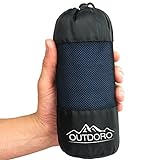 Outdoro Hüttenschlafsack, Ultra-Leichter Reise-Schlafsack - nur 350 g aus...