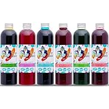 Sirup Partyset 6 x 250ml für Slush, Getränke, AZO und Glycerin Frei | Slushy...