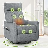 sisolos Fernsehsessel Massagesessel mit Liegefunktion, Relaxsessel mit Wärme...