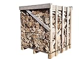 1 Box Brennholz 1 RM Box Buchenbrennholz 33cm trocken Kaminholz Feuerholz...