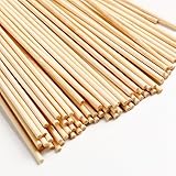 RYAN Holzstab Rundholz 100 Stück Holzstäbchen zum Basteln Ø 3 mm Länge 30 cm...