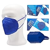 ASARAH FFP2 Masken Blau Atemschutzmaske EU CE 0598 Zertifiziert...