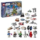 LEGO Star Wars Adventskalender 2024, 18 Mini-Modelle und 6 Charaktere zum...