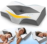 Hypuno Memory Foam Nackenkissen Ergonomisches Orthopädisches Kopfkissen für...