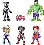 Marvel Spidey and His Amazing Friends Maskierte Helden Multipack, 10 cm große...