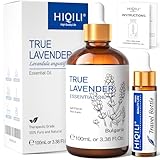 HIQILI Lavendelöl 100ML- 100% reine unverdünnt, für Aromatherapie Diffusor im...