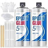 Epoxidkleber Kit - 100ml Transparent 2 Komponenten Epoxidharz Kleber zur...