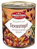 DREISTERN Texastopf mit roten und grünen Bohnen 800 g | leckeres Fertiggericht...