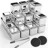 24 Stück Eiswürfel Aus Edelstahl Wiederverwendbare, Geschenke für Männer,...