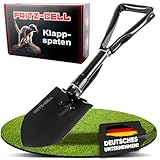 Klappspaten Fritz-Cell Bundeswehr Feldspaten Stil CC2 mit Hacke und Tasche für...