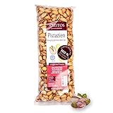 ARISTOS knusprig geröstete Pistazien mit Schale und ohne Salz – 500 g...