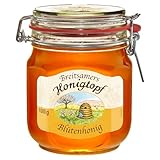 Breitsamer Honig Honigtopf Blüte 1.000g flüssig - Aromatisch blumiger...