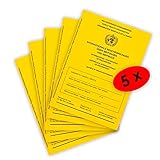 WEIDEBACH® Impfpass Standard, Version 2021 mit Extraseite für aktuelle...