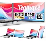 Teamgee Laptop Monitor Erweiterung 15.6, 1080P FHD IPS Portable Monitor...