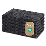 Lavea 5er Set Gästehandtücher 30x50 cm – Weiche und Saugstarke Gästetücher...