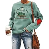 Damen-Sweatshirt „Griswold's Tree Farm“, mir rotem Herz, Weihnachten,...