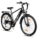 Hiland 26 Zoll Elektro Mountainbike, E-MTB mit 250W Motor, 36V 7.8Ah Batterie,...