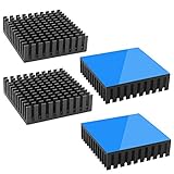 Tuloka Kühlkörper mit wärmeleitender 4pcs Heatsink Aluminium Kühlkörper...