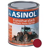 ASINOL RAL 3003 Rubinrot - Harz Kunstharzlack Hochglanz für Metall, Kunststoff,...