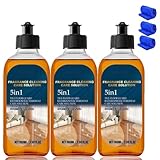 3PC Bodenreiniger flüssig 5 In 1, Floor Cleaner, DualAction-Fleckenentferner...
