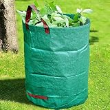 GroundMaster Runder Gartenabfallsack 300 Liter - Gartensack Stabil, Robust &...