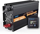 EDECOA Wechselrichter 12v auf 230v Reiner Sinus 2500w Wohnwagen Spannungswandler...