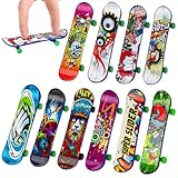 12 Stück Finger Skateboard,Professionelles Finger Spielzeug,Mini...