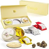 TEA Uniqo Teeblumen Geschenkset mit 18 Teerosen | Originelles Tee Geschenk -...