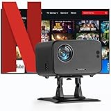 [Netflix-zertifizierter & Autofokus] XuanPad Beamer 1080P Mini Beamer mit WiFi &...