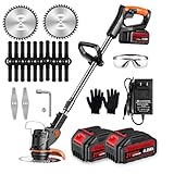 rasentrimmer mit akku 3-in-1 Elektrischer Rasentrimmer und Motorsense -...