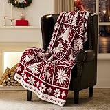 R.SHARE Weihnachtsdecke, Kuscheldecke Flauschig 175×125cm, Weich und Warm...