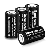 BONAI C Akku 5000mAh Baby C Wiederaufladbar Batterien Hohe Kapazität C Accu...