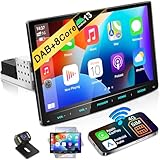 URVOLAX Android 13 Autoradio mit Bildschirm, 10.1 Zoll Wireless CarPlay Apple...