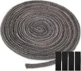 YOCCEK Ofendichtschnur Ofendichtung Kamindichtung Feuerfest Glasfaserschnur...