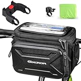 GXCROR Fahrradtasche,6L,Lenkertasche Fahrrad,Fahrradtasche...