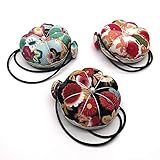 Cyleibe Armnadelkissen Handgelenk Nadelkissen Florales Vintage Nähmaschinen...