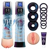 HIVEFUN Penispumpe Sex Spielzeug für die Männer, Penis Pumpe Sexspielzeug...