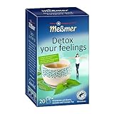 Meßmer DETOX YOUR FEELINGS | Brennnessel - Grüner Tee | 20 Teebeutel | Vegan |...