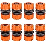 CL-Link 8 pcs Hose Connector Double Plug Hose Connector for 1/2' Garden Hoses...