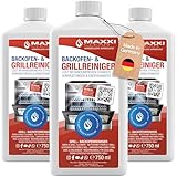 Maxxi Clean | Backofen- Grillreiniger extra stark | 3x 750 ml Gel Paste |...