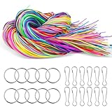 Tekenewbse 200 Stück Scooby DOO Bänder, Scoubidou Bänder, Bänder für...