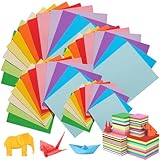 Origami-Bögen, 400 Blatt, 10 Farben, Papier für Kinder und Erwachsene,...