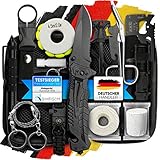 Jungle Monkey® Survival Kit I 17 in 1 Funktionen Premium Set I Messer I...