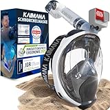 Die Preisgekrönte KAIMANA® Schnorchelmaske für Erwachsene & Kinder - absolut...